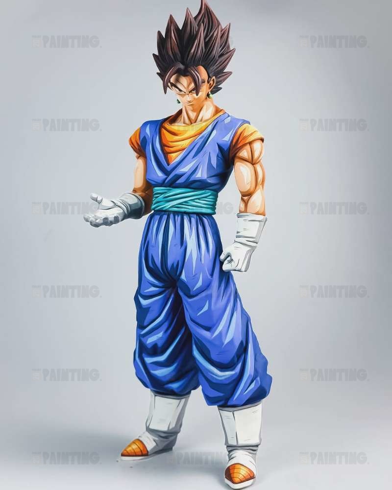 2D Anime Colour Dragon Ball Vegito Figure Repaint