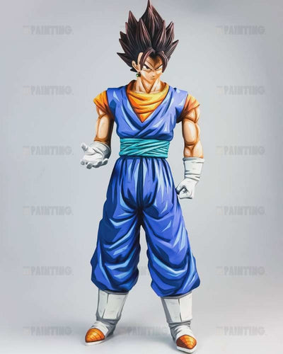 2D Anime Colour Dragon Ball Vegito Figure Repaint