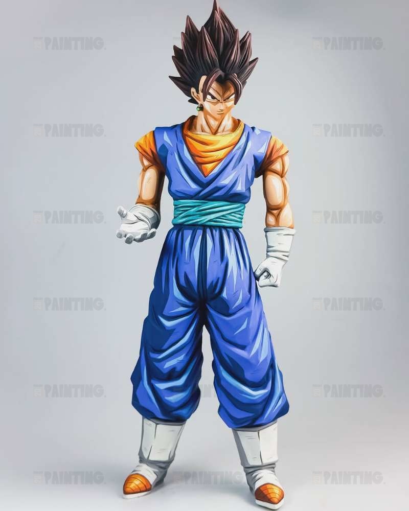 2D Anime Colour Dragon Ball Vegito Figure Repaint