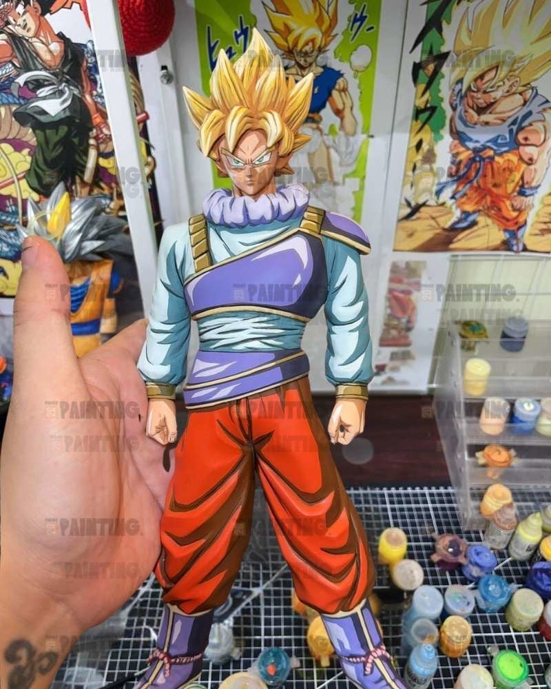 25CM Dragon Ball Son Goku Yardrat Figure Repaint