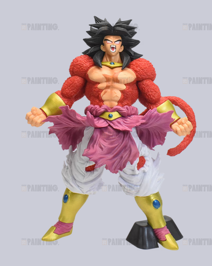 30CM Dragon Ball Broly SSJ4 Action Figure Repaint