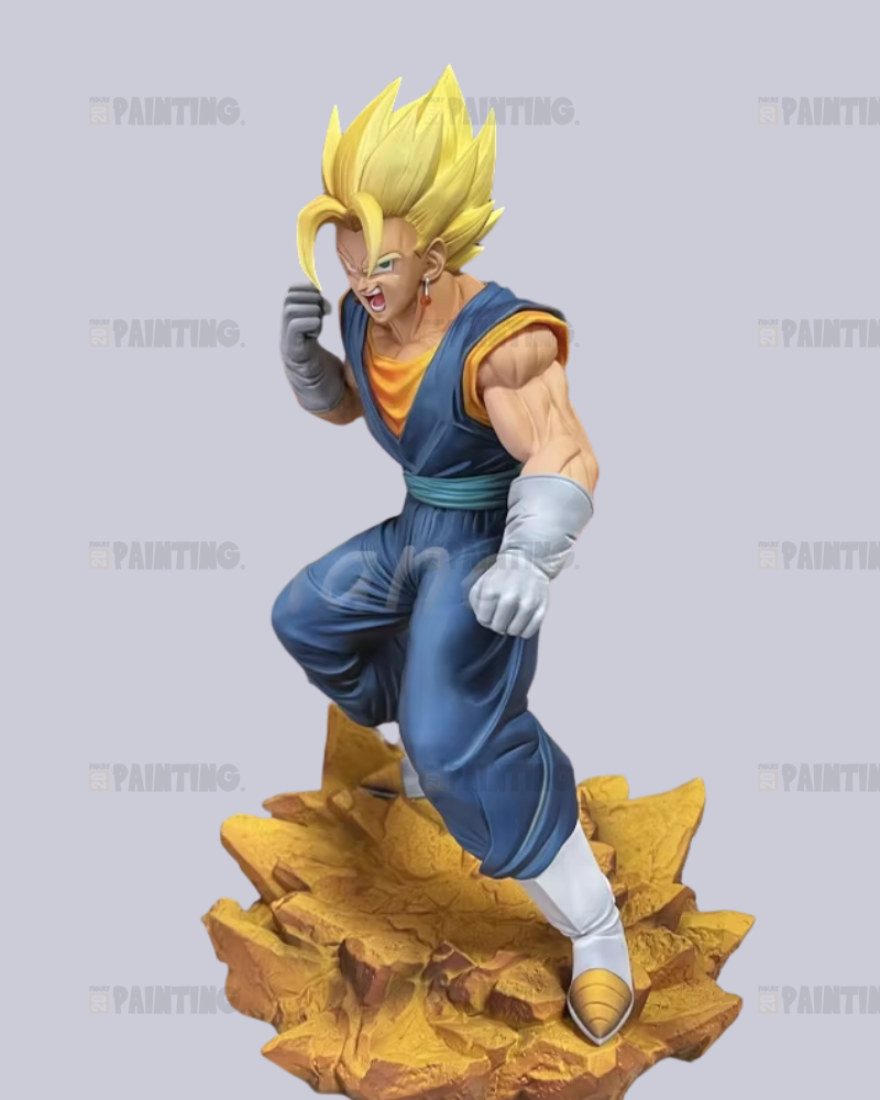 32CM Dragon Ball Super Saiyan Vegetto Figure Repaint