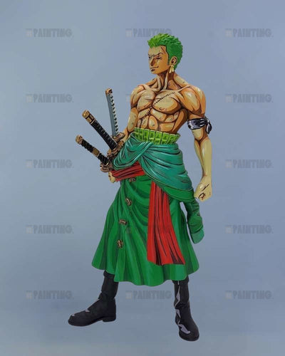 26CM One Piece Roronoa Zoro Figure Repaint