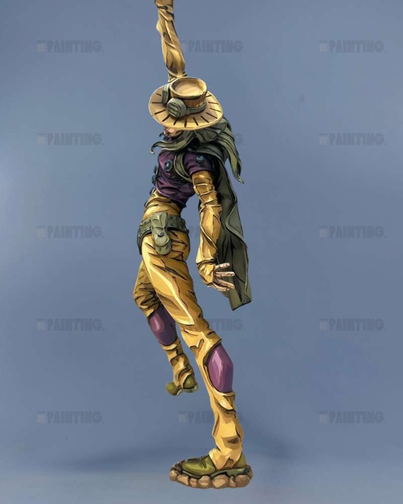 30CM JoJo's Bizarre Adventure Gyro Zeppeli Figure Repaint