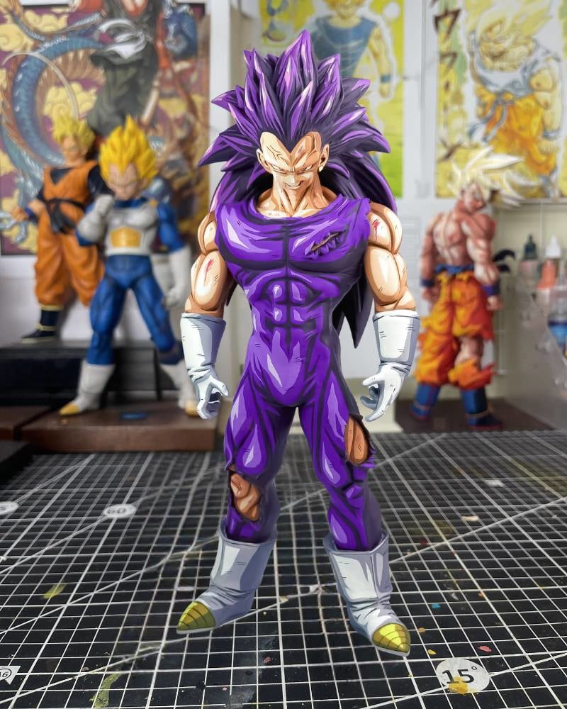Custom DBZ Vegeta SSJ3 Ultra Ego Figure Repaint