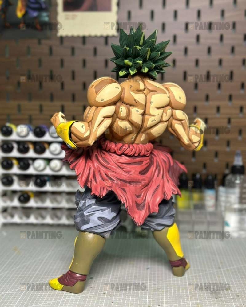 31CM Custom Dragon Ball Super Saiyan Broly Anime Figure
