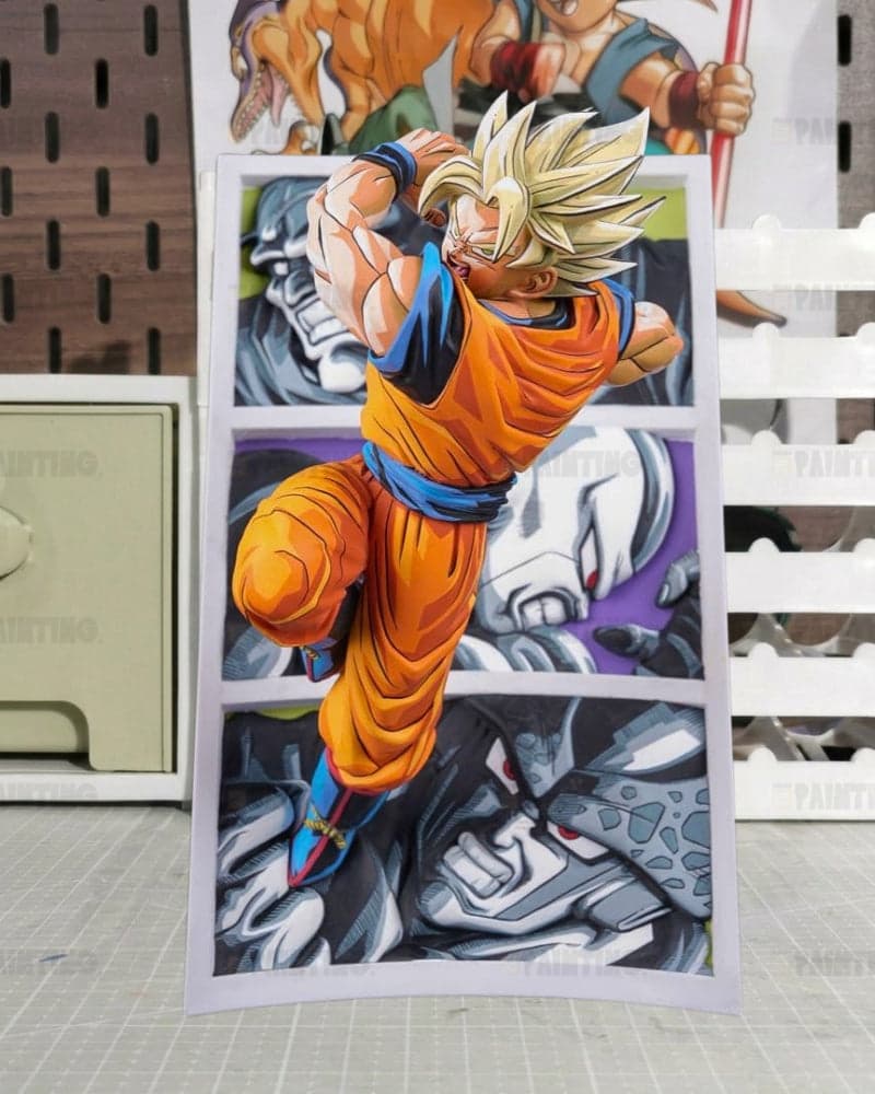 Super Saiyan Son Goku Trail of Battles Figure Repaint