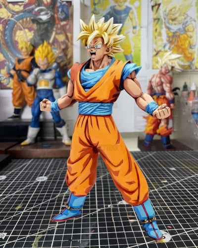 Comic Colour Dragon Ball Super Saiyan Goku Figure Repaint