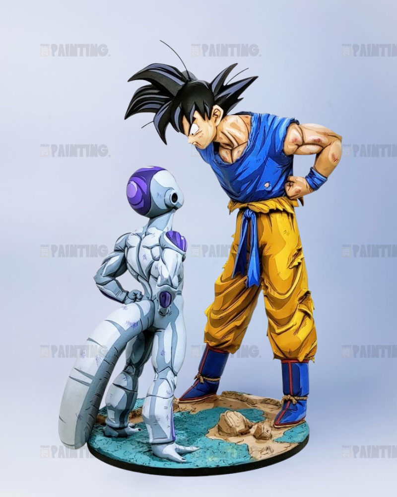 Son Goku vs Frieza Battle On Planet Namek