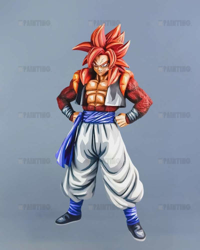 25CM Dragon Ball Super Saiyan 4 Gogeta Figure Repaint