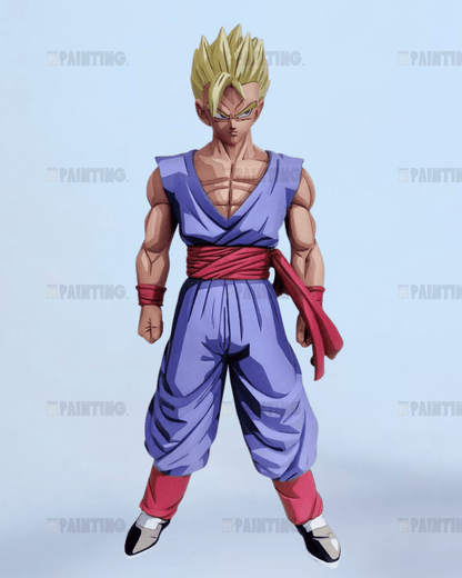Dragon Ball Z Son Gohan SSJ Figure Repaint