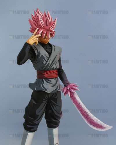 28CM Son Goku Rose 2D Anime Colour Figure Repaint