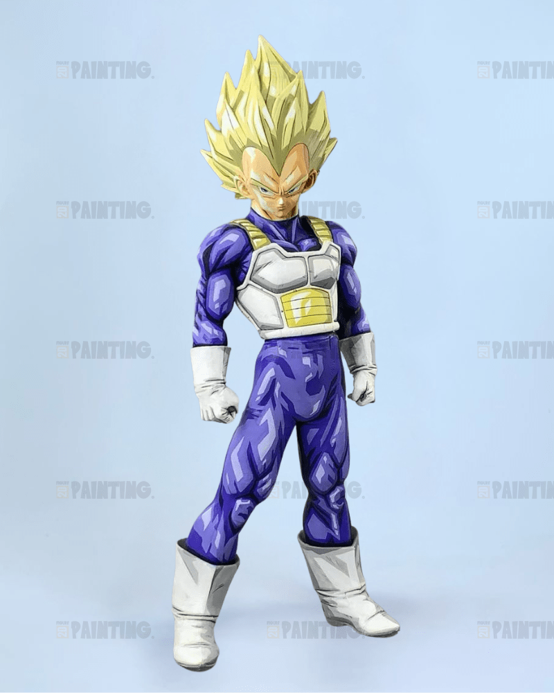 30CM Dragon Ball Z SSJ2 Vegeta Figure Repaint