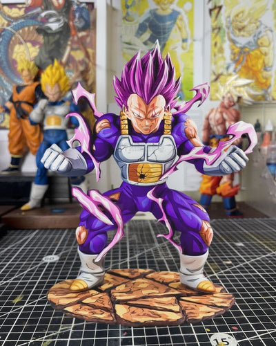 Manga Colour Vegeta Ultra Ego Figure Repaint
