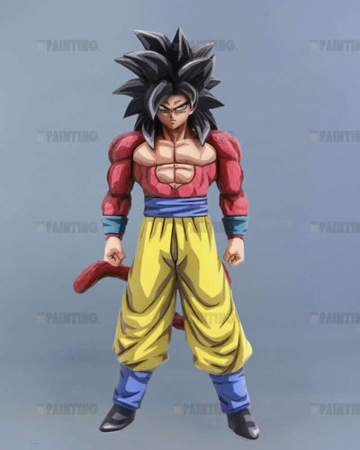 21CM Dragon Ball GT Super Saiyan 4 Goku Figure Repaint