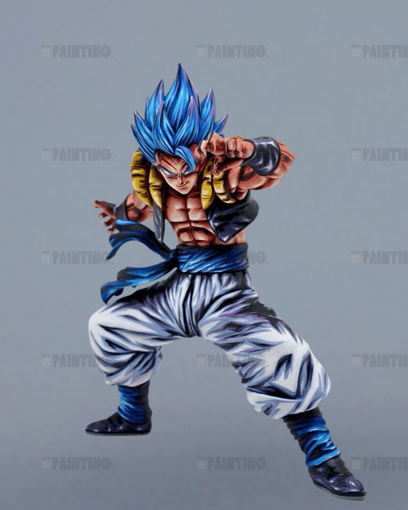 20CM Dragon Ball Masterlise Gogeta SSJ Figure Repaint