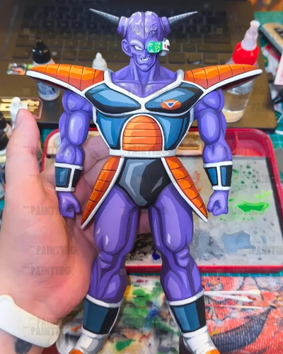 28CM Dragon Ball Z Ginyu Force Captain Ginyu Figure Repaint