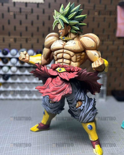 31CM Custom Dragon Ball Super Saiyan Broly Anime Figure
