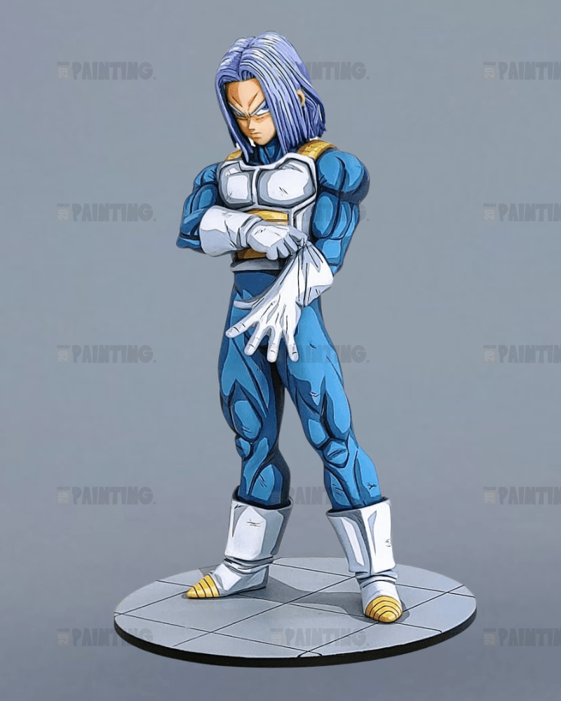 17CM Dragon Ball Resolution of Soldiers Trunks Figure Repaint