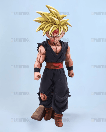 Solid Edge Works Son Gohan Super Saiyan Figure