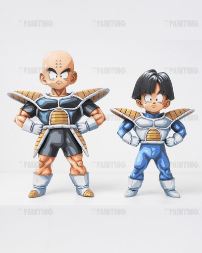 Dragon Ball Krillin & Son Gohan Figure Repaint