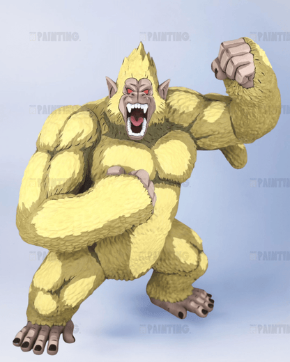 DBZ Golden Great Ape Goku Figure Repaint