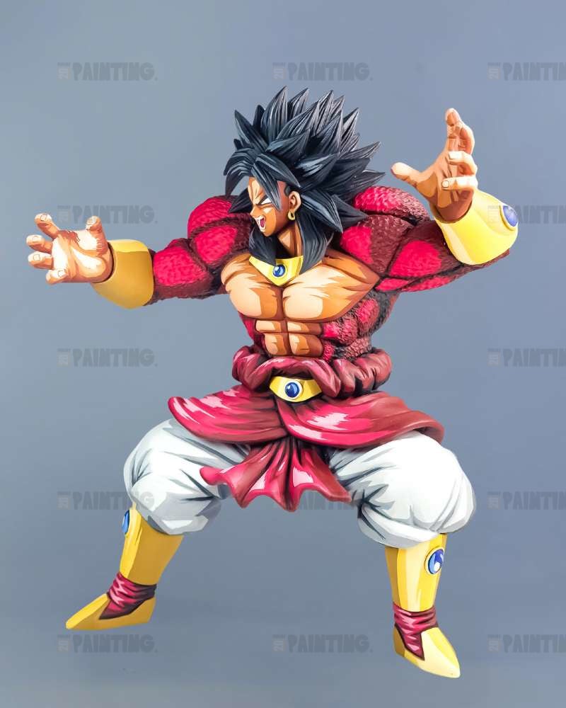 25CM Dragon Ball Broly Super Saiyan 4 Figure Repaint