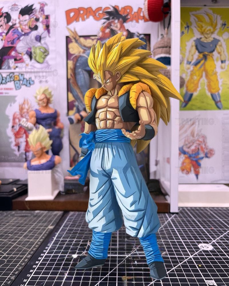 Anime Colour Dragon Ball Gogeta SSJ3 Figure Repaint