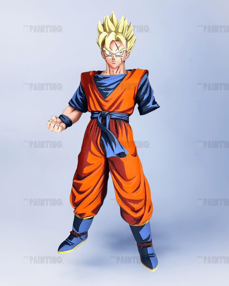 24CM DBZ Duel To The Future Son Gohan Figure Repaint