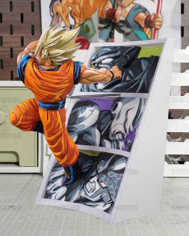 Super Saiyan Son Goku Trail of Battles Figure Repaint