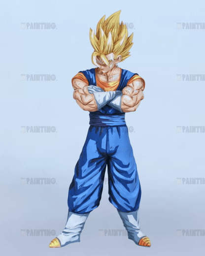 28CM Dragon Ball Super Saiyan Vegito Figure Repaint
