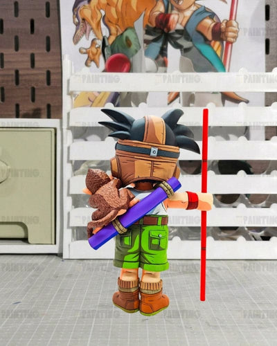 Dragon Ball Boyhood Goku 2D Comic Colour Figure