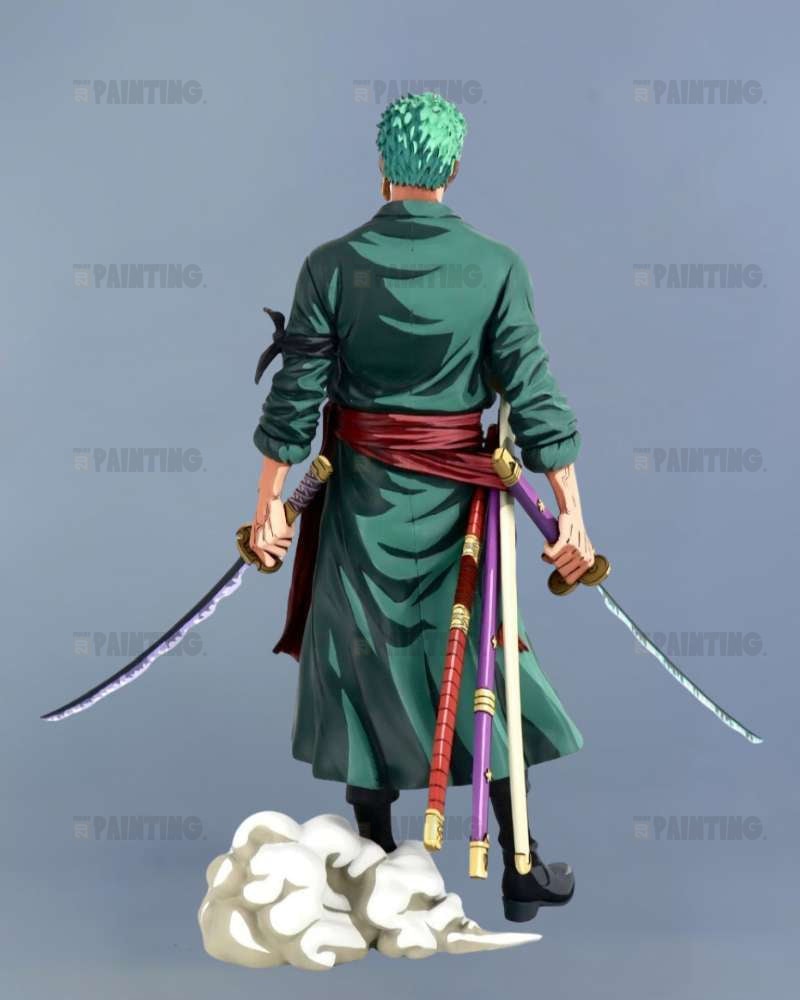 30CM One Piece Premium Roronoa Zoro Figure Repaint