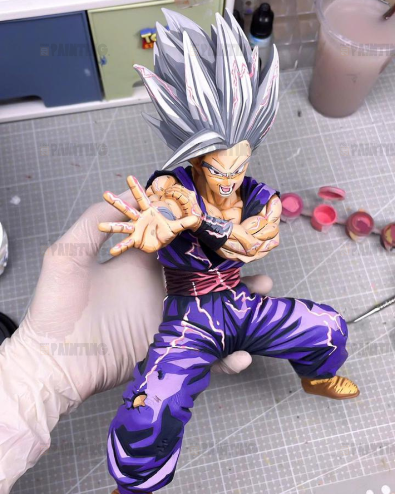 20CM Dragon Ball Son Gohan Beast SSJ Figure Repaint