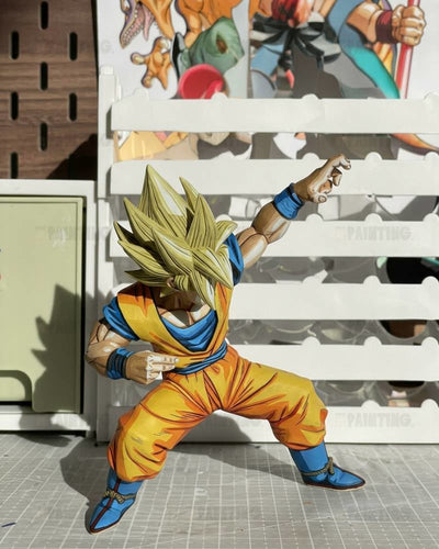Dragon Ball History Of Son Goku Super Saiyan Figure Repaint