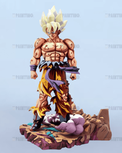 13CM Dragon Ball Z Son Goku Anime Figure Repaint