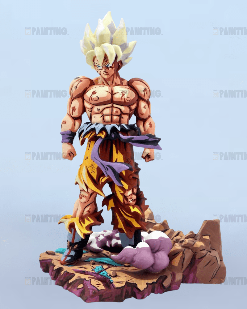 13CM Dragon Ball Z Son Goku Anime Figure Repaint