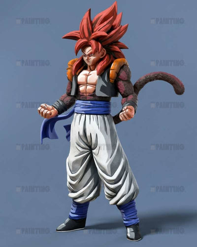 Dragon Ball GT Gogeta Super Saiyan 4 Figure Repaint