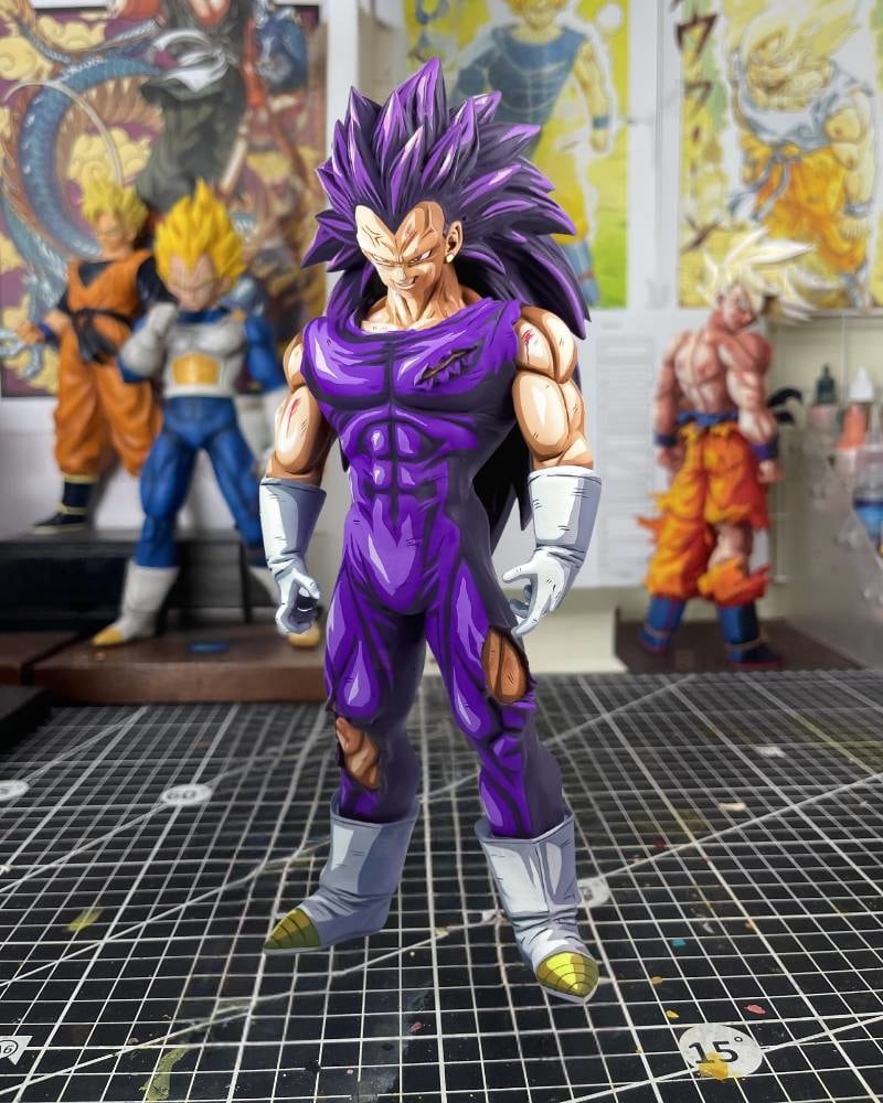 Custom DBZ Vegeta SSJ3 Ultra Ego Figure Repaint