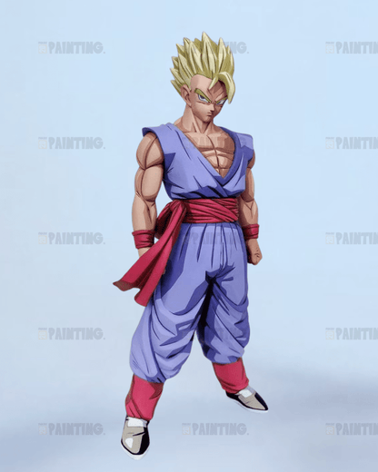 Dragon Ball Z Son Gohan SSJ Figure Repaint