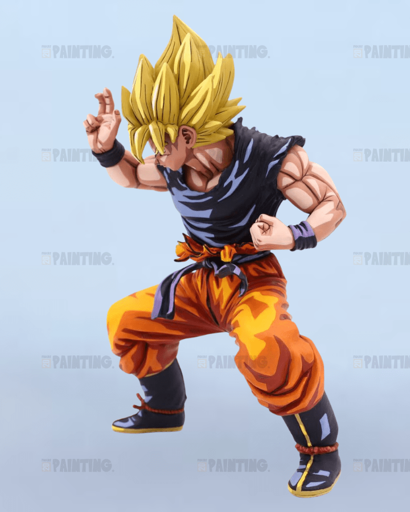 20CM Super Saiyan Son Goku Figure Repaint