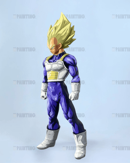 30CM Dragon Ball Z SSJ2 Vegeta Figure Repaint
