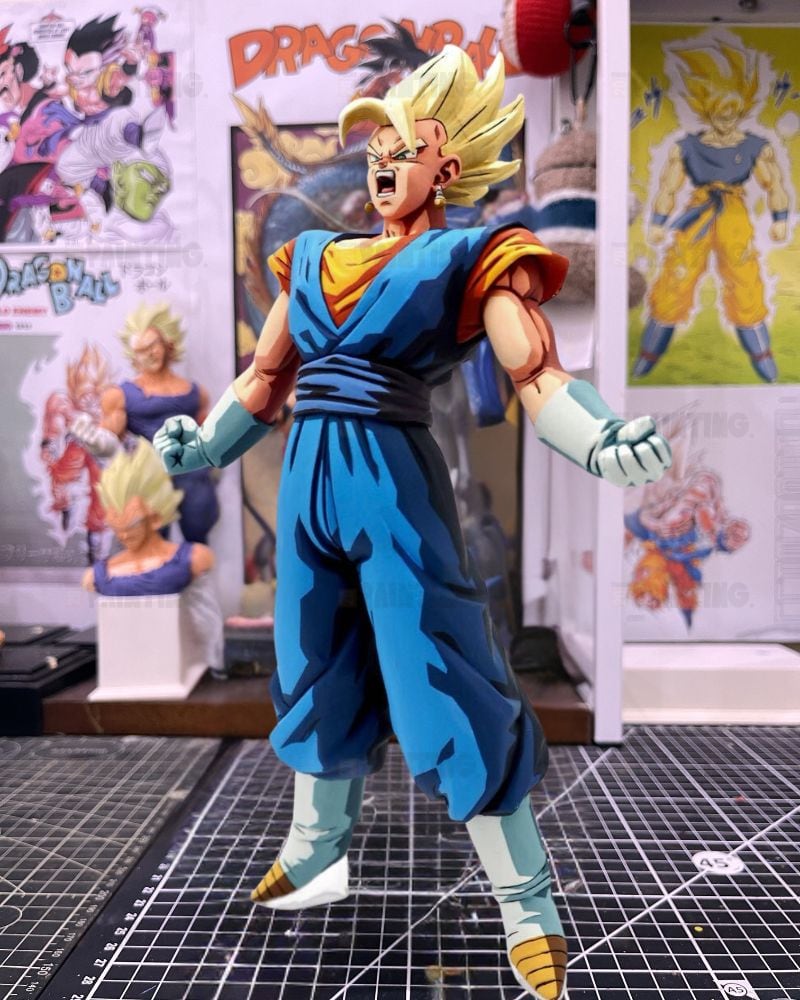 Dragon Ball Super Saiyan Vegito Anime 2D Figure Repaint