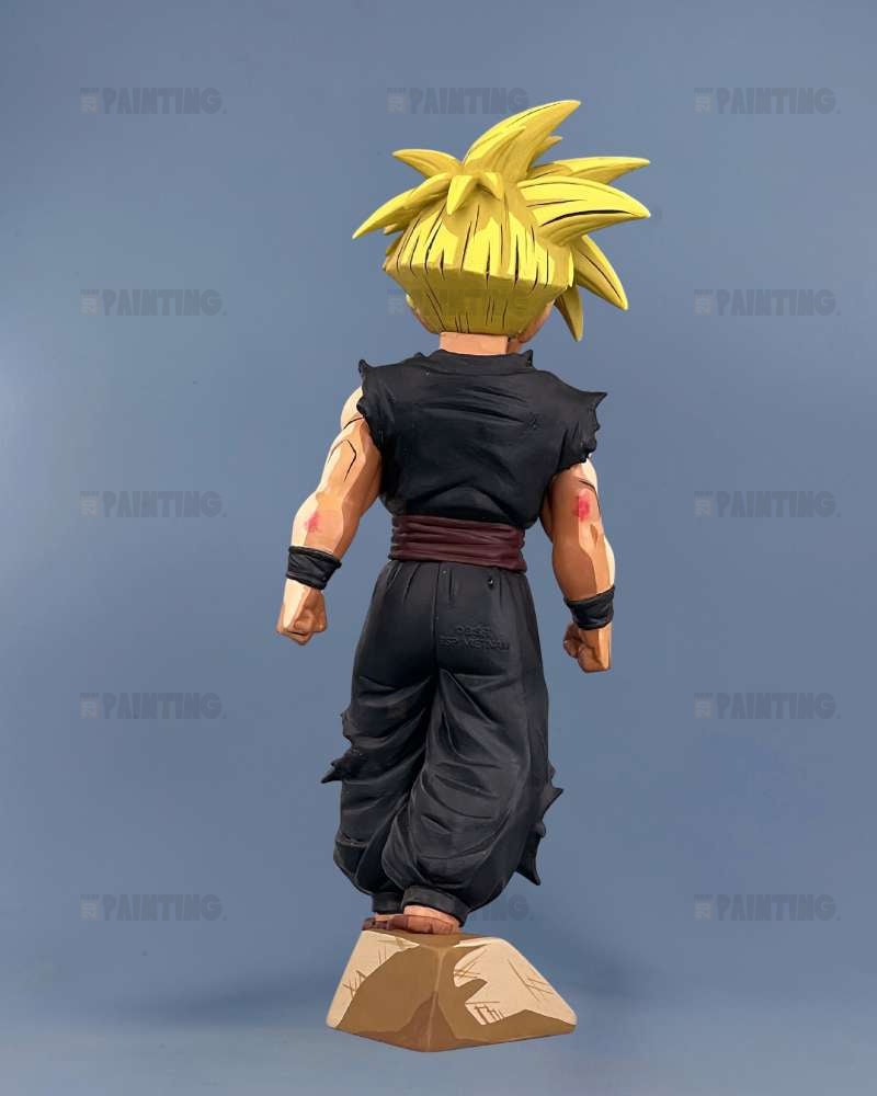 16CM Solid Edge Works Son Gohan Super Saiyan Figure Repaint