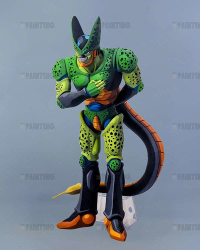 27CM Dragon Ball Cell Second Form Figure Repaint