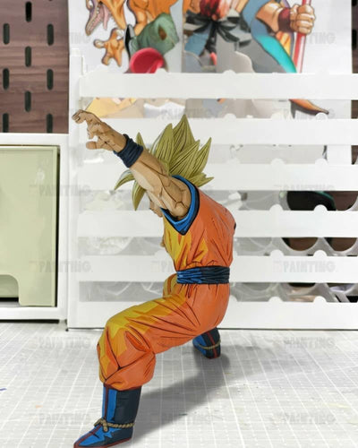 Dragon Ball History Of Son Goku Super Saiyan Figure Repaint