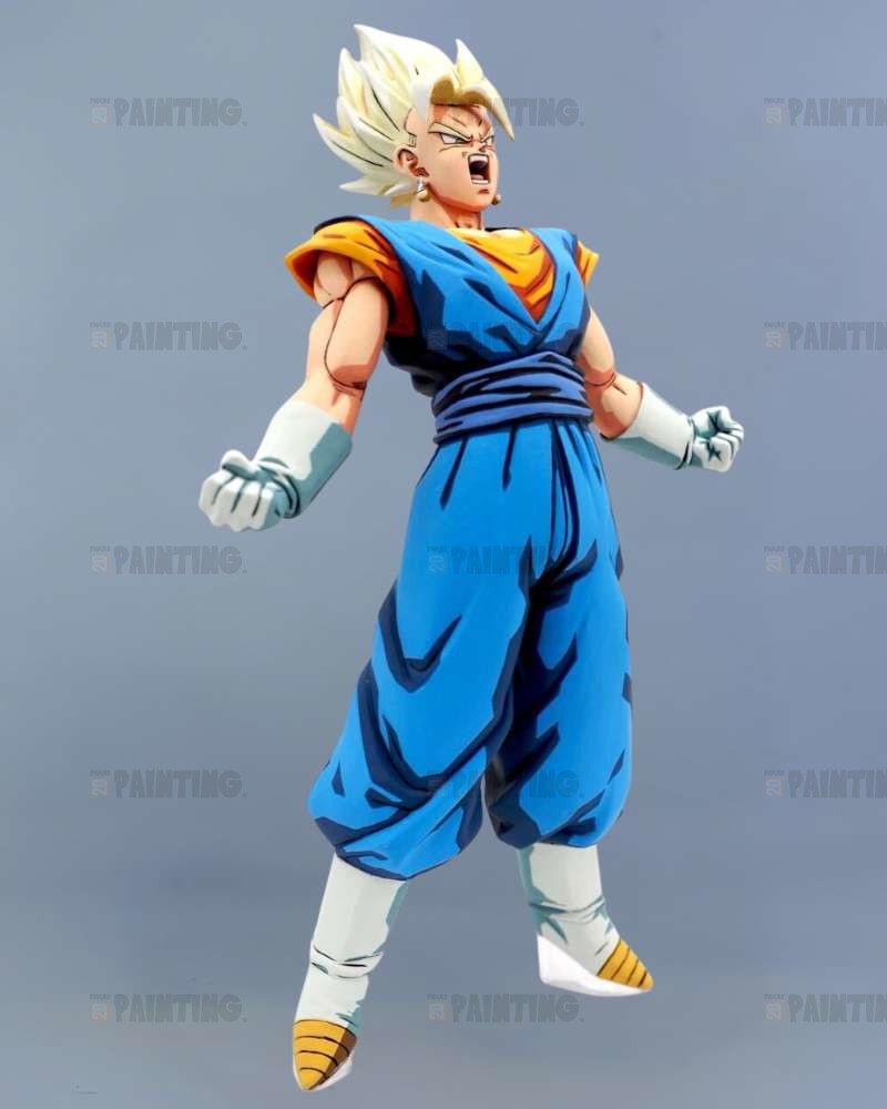26CM Super Saiyan Vegito Anime 2D Figure Repaint
