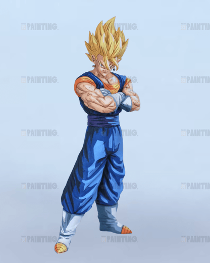 28CM Dragon Ball Super Saiyan Vegito Figure Repaint