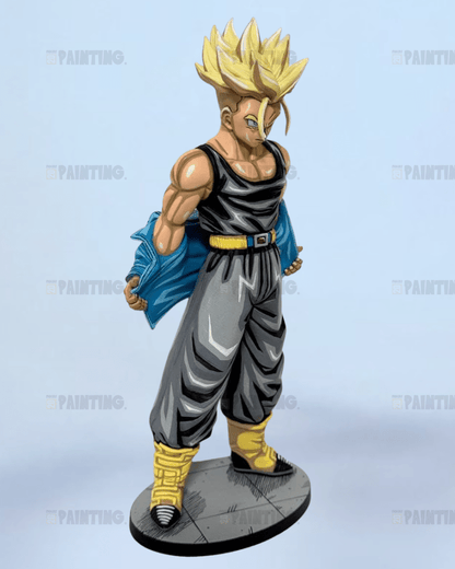 21CM Dragon Ball Departure 9 Super Saiyan Trunks Figure Repaint