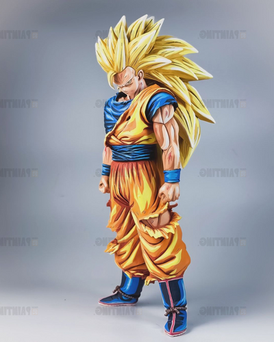 Dragon Ball Z Son Goku Super Saiyan 3 Figure Repaint